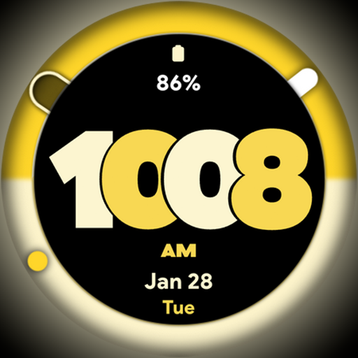 Pixel Eclipse - Watch face Logo