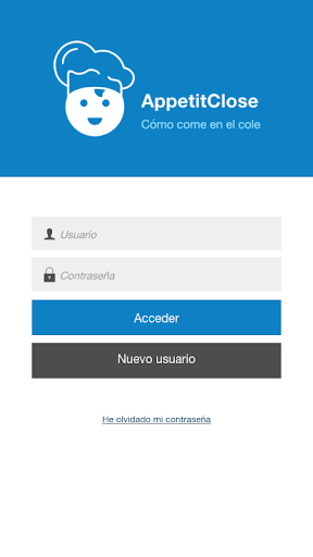Android application AppetitClose Familiar screenshort