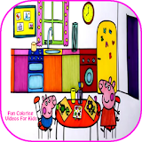 Fun Coloring Videos For Kids icon