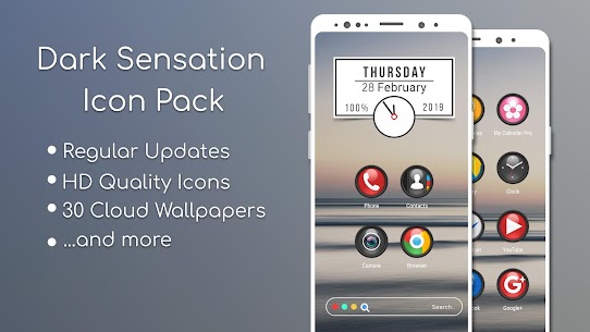 Dark Sensation Icon Pack MOD APK 7.0.4 (Patch Unlocked) 1