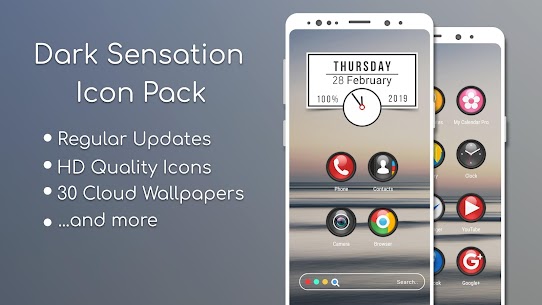 Dark Sensation Icon Pack v8.0.9 MOD APK (Patch Unlocked) 1