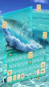 Sea Surfing Keyboard Theme