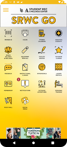 CSULB SRWC GO Screen 2