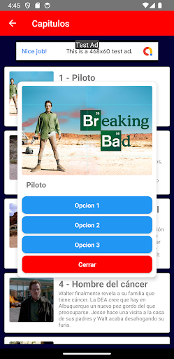 Breaking bad App Screen 3