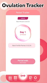 Period and Ovulation Tracker screenshot 1
