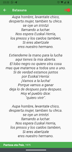 Cancionero Vasco Screen 3