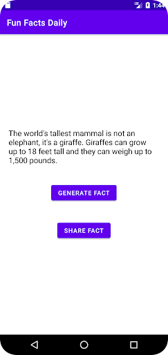 Fun Facts Daily Screen 2