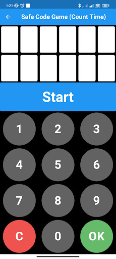 Android application Save Code Game screenshort