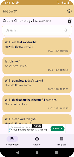 Meower - Oracle Screen 3
