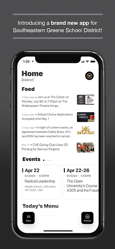 Android application Southeastern Greene Schools screenshort