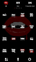 screenshot of Vampire Lips Theme +HOME