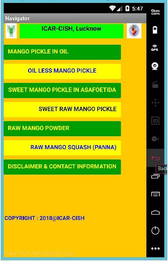Raw Mango Products( in English Screen 2