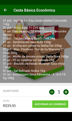 Silva Alimentos Screen 2