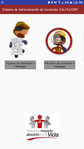 Android application SAI Mobile screenshort