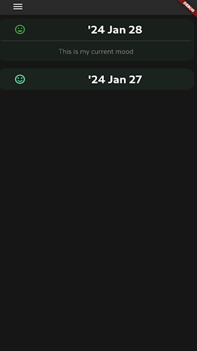 MoodTracker Screen 3