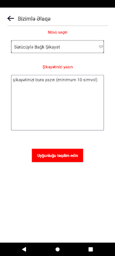 Next Ayıq Sürücü Xidməti Screen 2