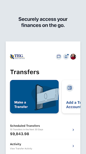 TEG Federal Credit Union Screen 2