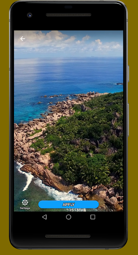Android application Tropics beach Video Wallpaper screenshort