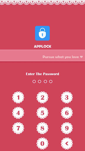 AppLock Theme Rose&Lace Screenshot 2 - AppWisp.com