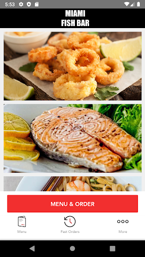 Android application Miami Fish Bar screenshort