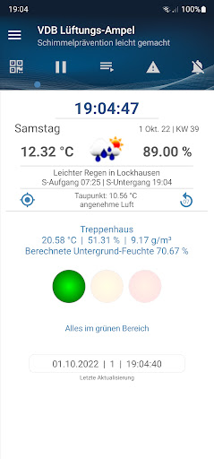 VDB Lüftungs-Ampel Screen 2