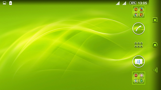 Layers Green Xperien Theme