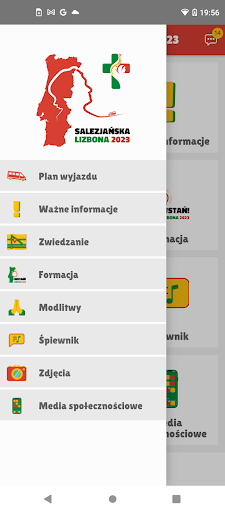 Android application Salezjańska Lizbona 2023 screenshort