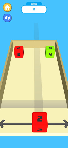 Android application Кубики 2048 screenshort