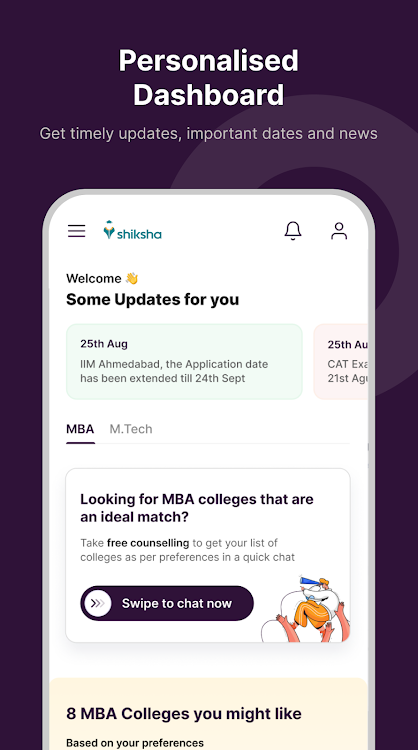 Shiksha Colleges, Exams & More - 4.3.2 - (Android)