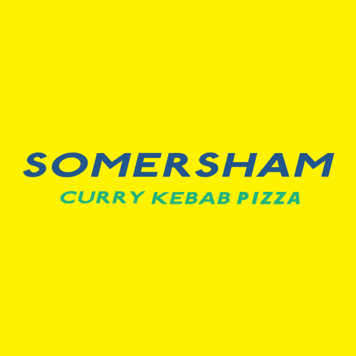 Somersham curry kebab pizza logo