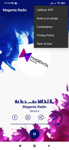 Magenta Radio Screenshot 3 - AppWisp.com