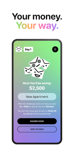 Envie: Daily Savings Challenge Screen 2