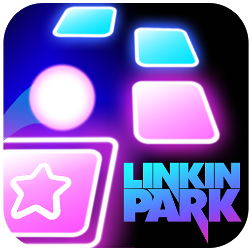 Linkin Park Tiles Hop Ball - N logo
