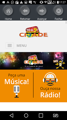 Rádio Cidade 104,9 - Pontes e Screen 2