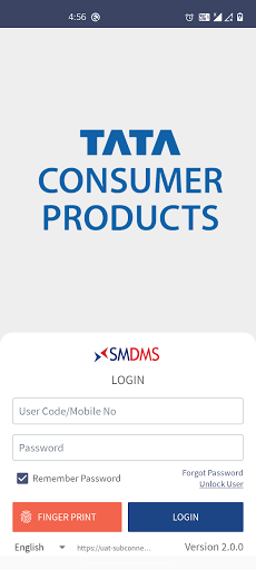 Android application TCPL SMDMS screenshort