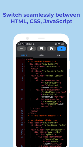 HTML Editor - HTML, CSS & JS - Productivity - apps