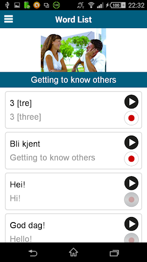 Learn Norwegian - 50 languages Screen 3