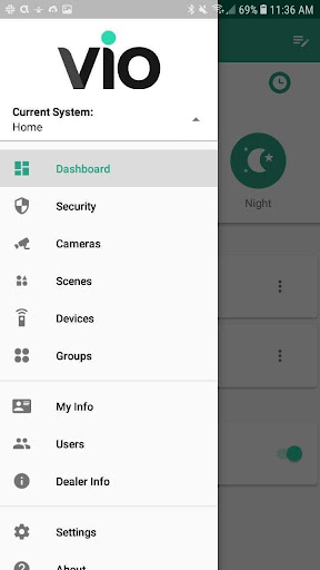Android application Vio Security screenshort
