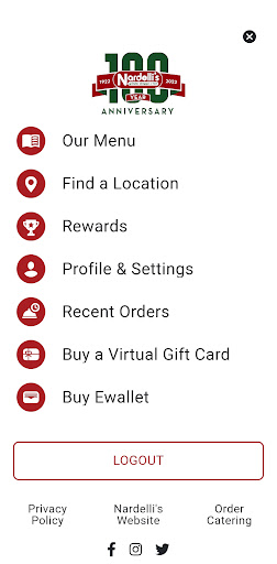 Nardellis Online Ordering Screen 2