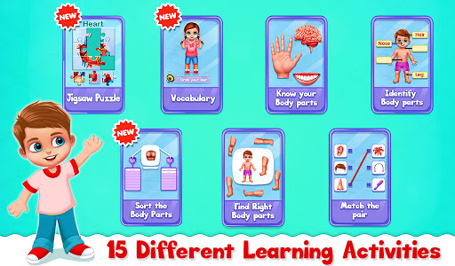 Human Body Parts - Preschool Kids Learning  screenshots 1