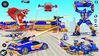 screenshot of Train Robot Transform Car Game
