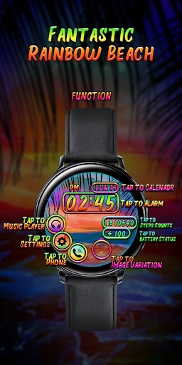 Fantastic Rainbow_Watchface Screenshot