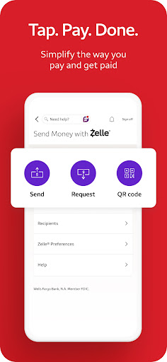 Screenshot of Wells Fargo Mobile®
