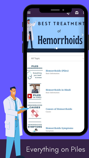 Android application Hemorrhoids & Fissure Cure screenshort