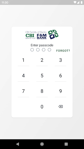 Android application CBI Family of Banks screenshort