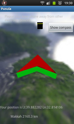 Android application Qibla and Compass 3D screenshort