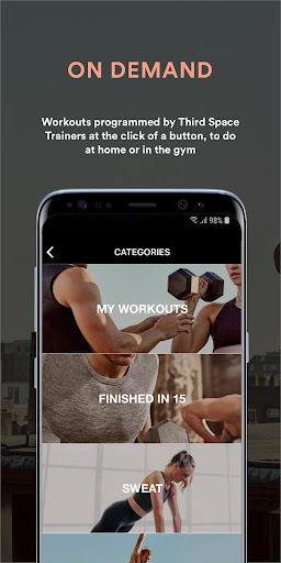 Android application Third Space screenshort