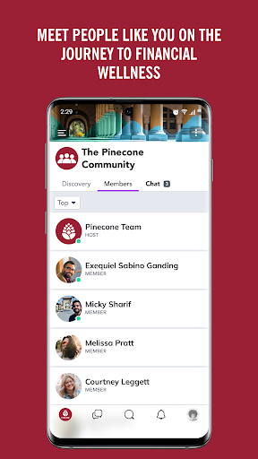 Android application Pinecone by Stanford screenshort