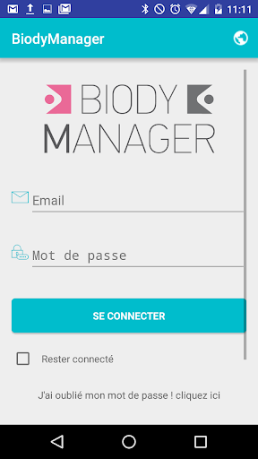 BiodyManager Screen 2