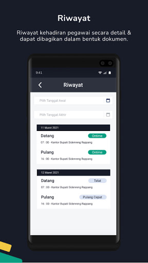 SIKAP Absensi Mobile Screen 3